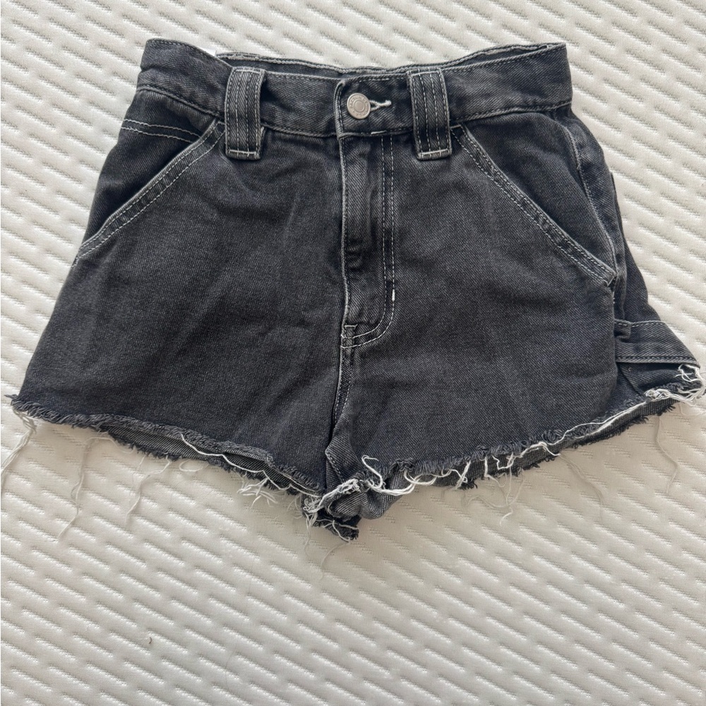 Classic Black Denim Women's Shorts